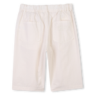 Plain cotton Bermuda shorts KENZO KIDS 
                    BOY