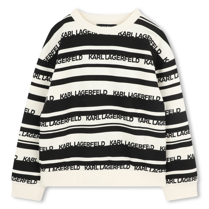 Striped sweatshirt KARL LAGERFELD KIDS 
                        BOY