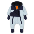 Two-tone zipped jumpsuit, CLOUD BLUE, hi-res