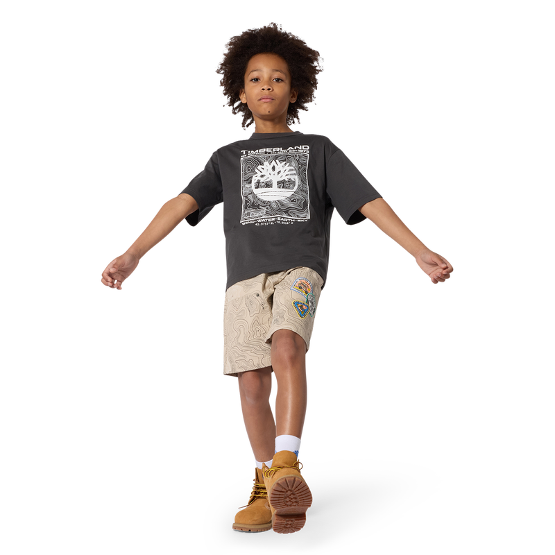 ELASTICATED WAIST BERMUDA SHORTS TIMBERLAND 
                        BOY