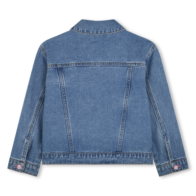 Denim jacket with sequins BILLIEBLUSH GIRL