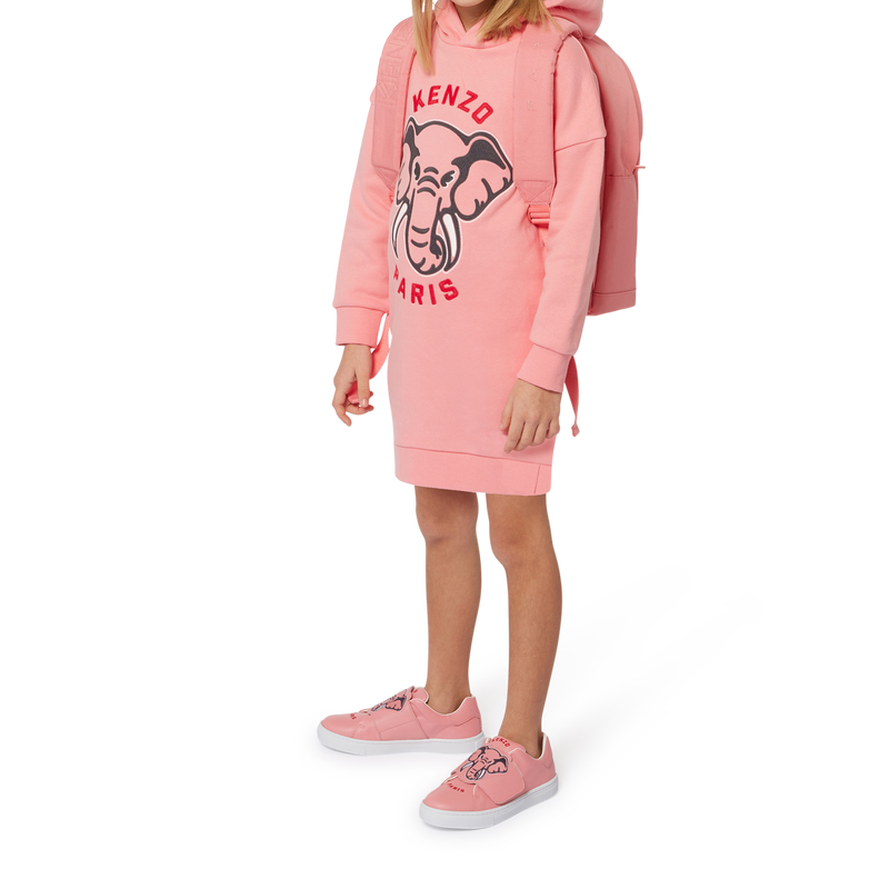 Hooded fleece dress KENZO KIDS 
                        GIRL