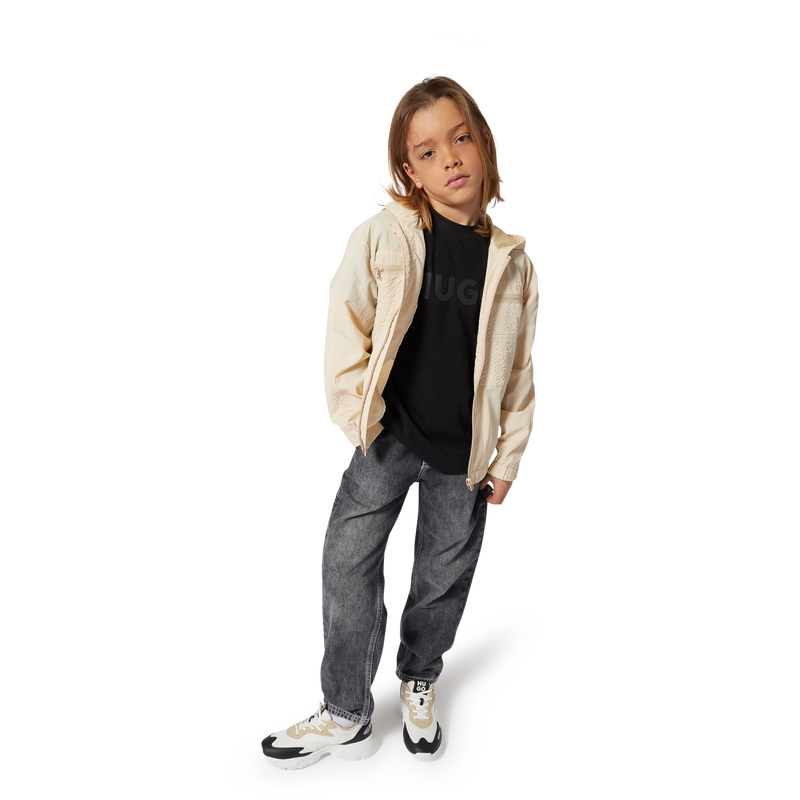 Short-sleeved cotton T-shirt HUGO 
                        BOY