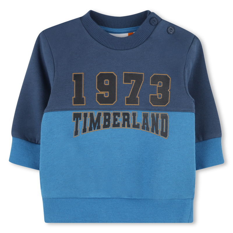 Printed fleece sweatshirt TIMBERLAND 
                        BOY