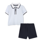 Polo shirt and shorts set BOSS 
                    BOY