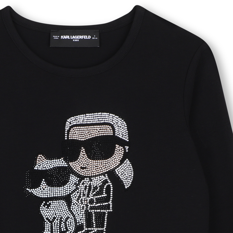 Long sleeve t-shirt KARL LAGERFELD KIDS 
                        GIRL