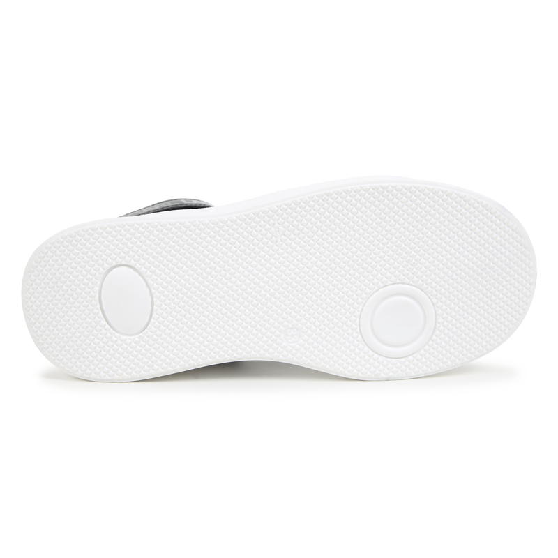 Leather high-top trainers KARL LAGERFELD KIDS 
                        GIRL