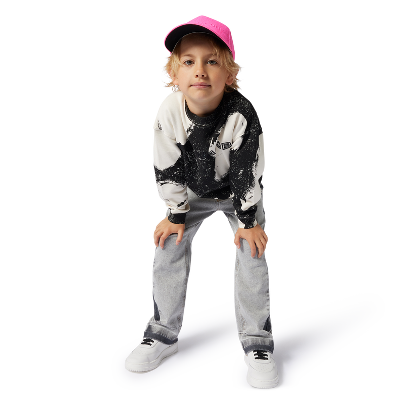 Self-adhesive leather trainers MARC JACOBS 
                        BOY