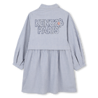 Fine stripe shirt dress KENZO KIDS 
                    GIRL