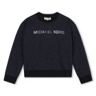 Glittery sweatshirt MICHAEL KORS 
                    GIRL