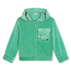 Fleece hooded cardigan BILLIEBLUSH 
                    GIRL