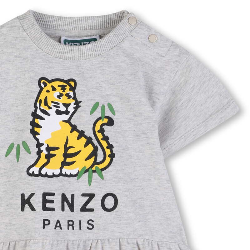 DRESS WITH PRESS STUD OPENING KENZO KIDS 
                        GIRL