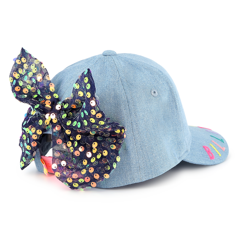 Denim baseball cap with bow BILLIEBLUSH 
                        GIRL