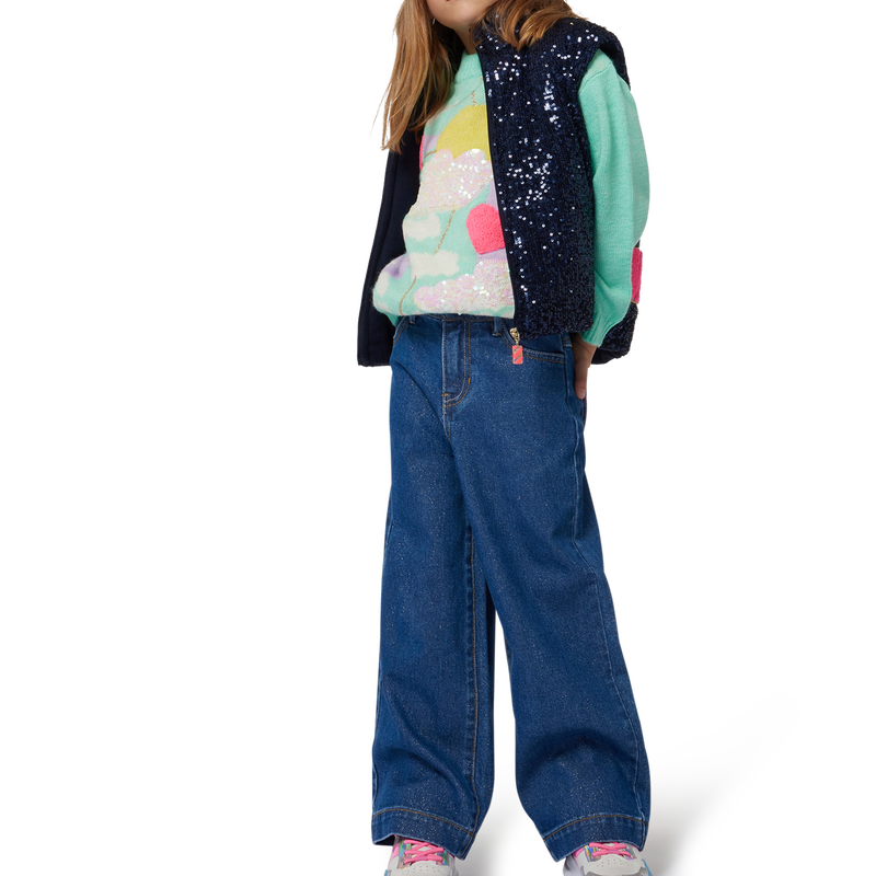 Sleeveless sequin puffer BILLIEBLUSH 
                        GIRL