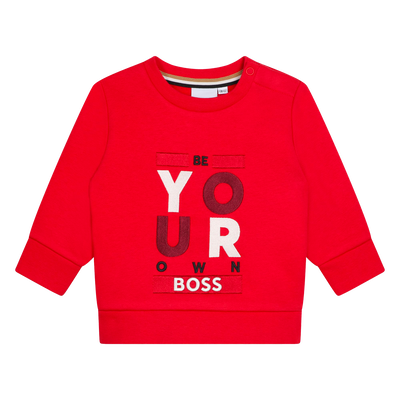 Printed round-neck sweatshirt BOSS BOY