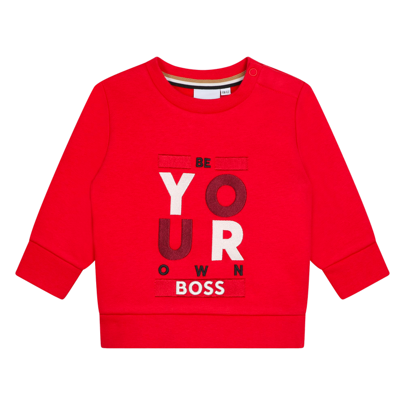 Printed round-neck sweatshirt BOSS 
                        BOY