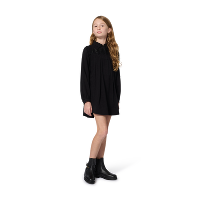 Embroidered print dress LANVIN GIRL