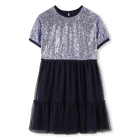 Bi-material dress BILLIEBLUSH 
                    GIRL