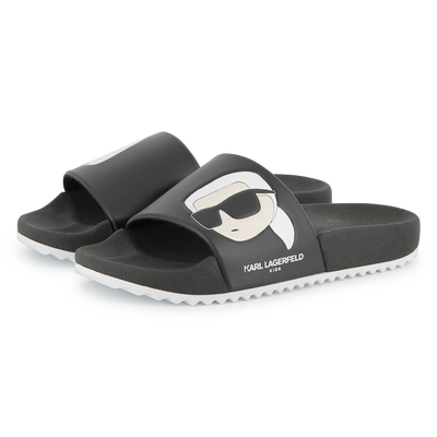 Sliders with design KARL LAGERFELD KIDS BOY