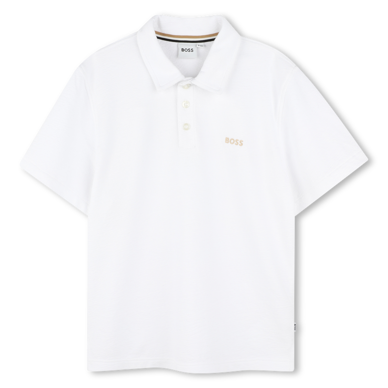 Loose-fit cotton polo shirt BOSS 
                        BOY