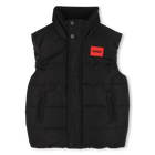 Sleeveless down jacket, BLACK, hi-res