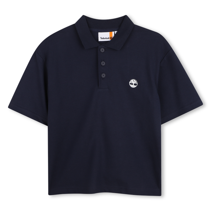 SHORT-SLEEVED POLO SHIRT WITH LOGO TIMBERLAND 
                        BOY
