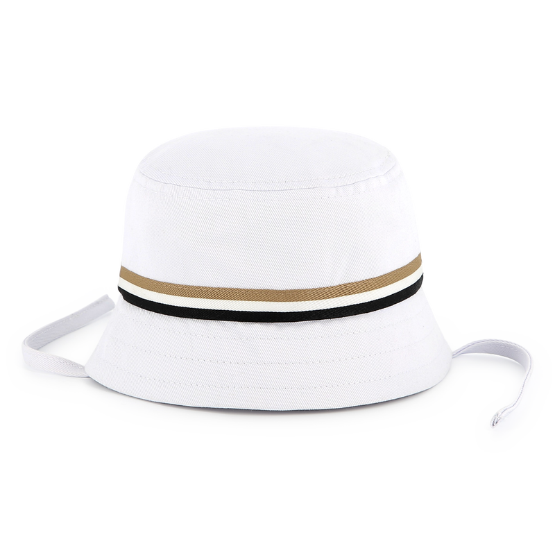 Embroidered sun hat with ties BOSS 
                        BOY