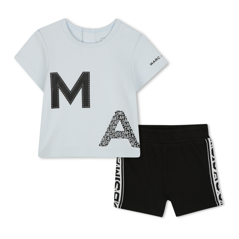 Cotton T-shirt and shorts MARC JACOBS 
                        UNISEX