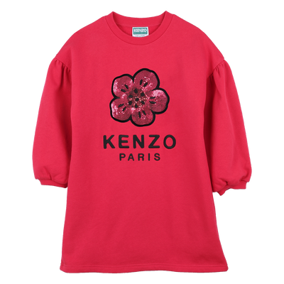 Balloon sleeve sweatshirt dress KENZO KIDS GIRL