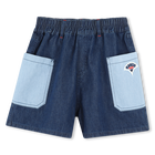 Denim shorts with pockets KENZO KIDS 
                    GIRL
