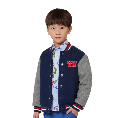 Woollen jacket KENZO KIDS BOY