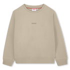 Round neck sweatshirt, STONE, hi-res