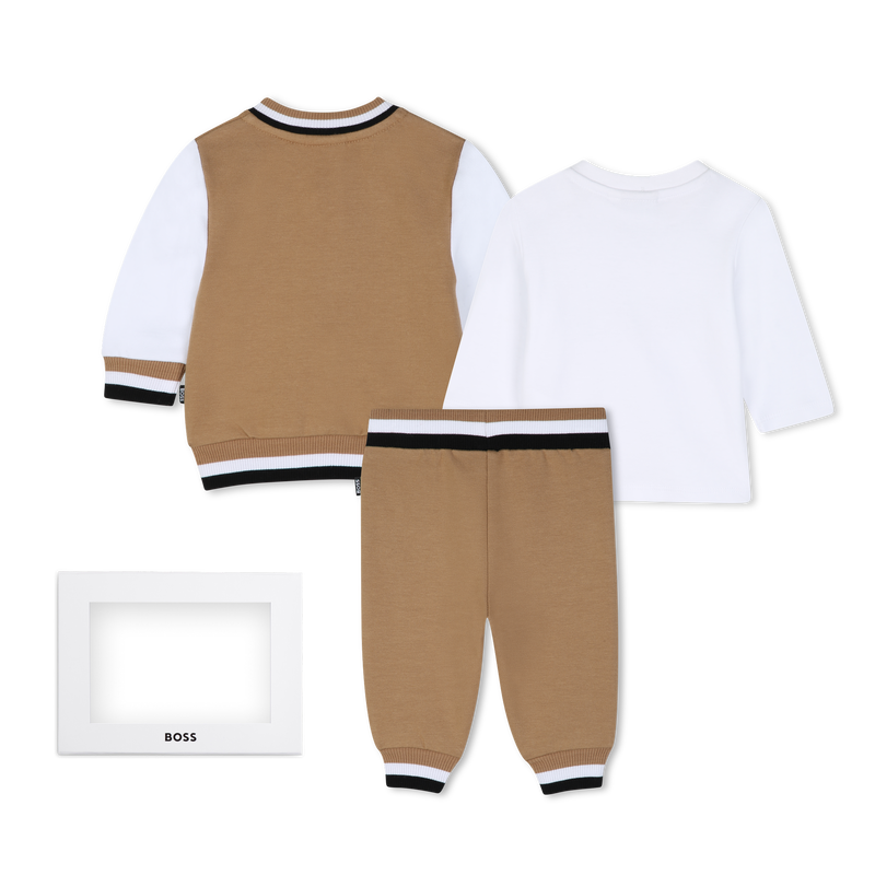 Pants, cardigan, and t-shirt set BOSS 
                        BOY