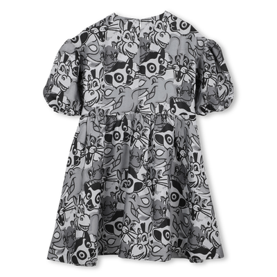 Balloon sleeve dress KENZO KIDS GIRL