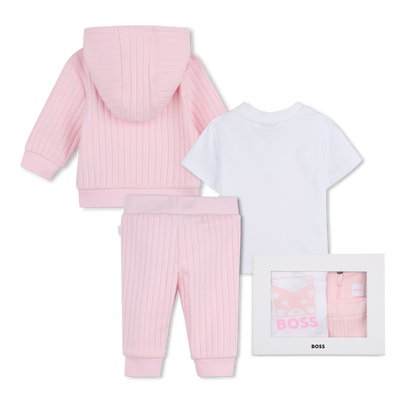 CARDIGAN + TROUSERS + T-SHIRT SET BOSS GIRL