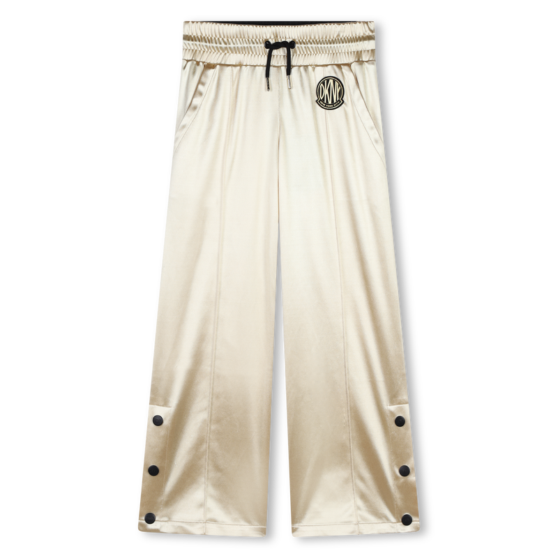 Wide-leg iridescent trousers DKNY 
                        GIRL