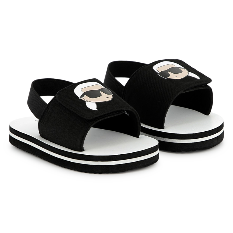 Light hook-and-loop sandals KARL LAGERFELD KIDS 
                        UNISEX
