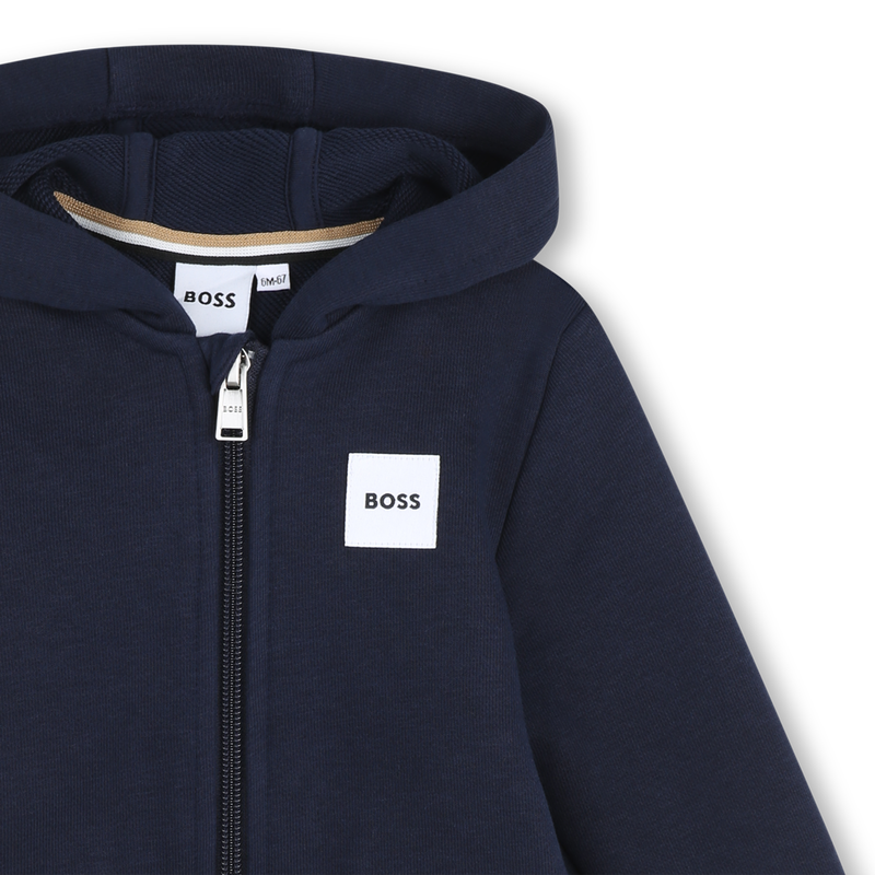 JOGGING SWEATSHIRT WITH ZIP CLOSURE BOSS 
                        BOY