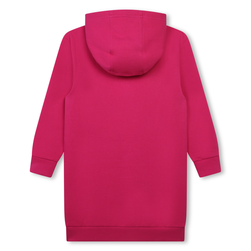 Kangaroo pocket fleece dress HUGO 
                        GIRL