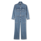 Denim jumpsuit with shirt collar ZADIG VOLTAIRE 
                    GIRL