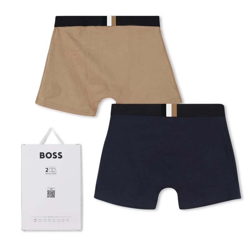 Pack of 2 jersey boxer briefs BOSS 
                        BOY