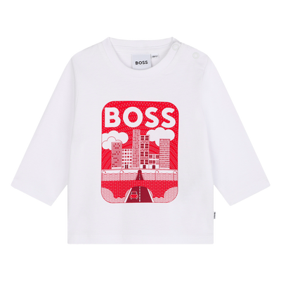 Cotton T-shirt with print BOSS BOY