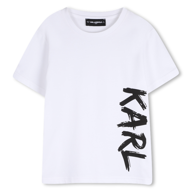 SHORT SLEEVE T-SHIRT KARL LAGERFELD KIDS 
                        BOY