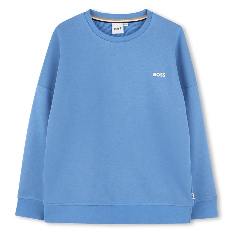 Plain round-neck sweatshirt BOSS 
                        BOY