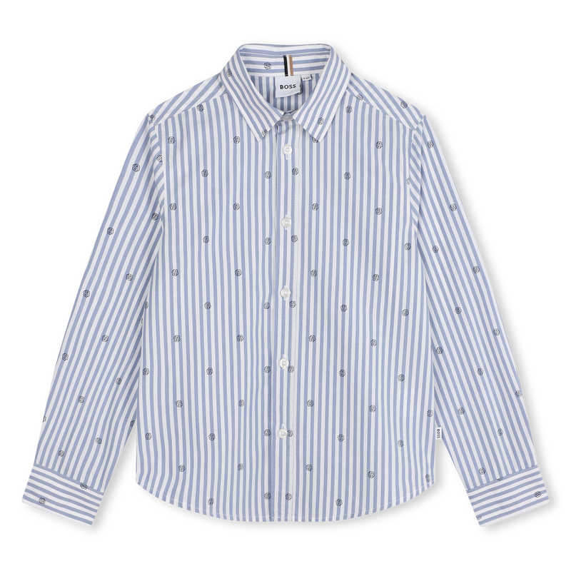 Long-sleeved cotton shirt BOSS 
                        BOY
