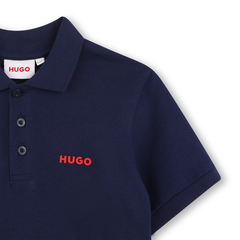 SHORT SLEEVE POLO HUGO 
                        BOY