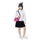 Crinkle coated textile handbag KARL LAGERFELD KIDS 
                    GIRL