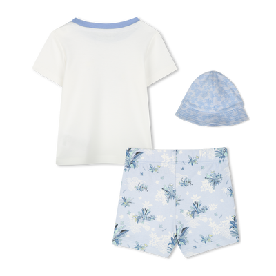 T-shirt, shorts and hat set KENZO KIDS BOY