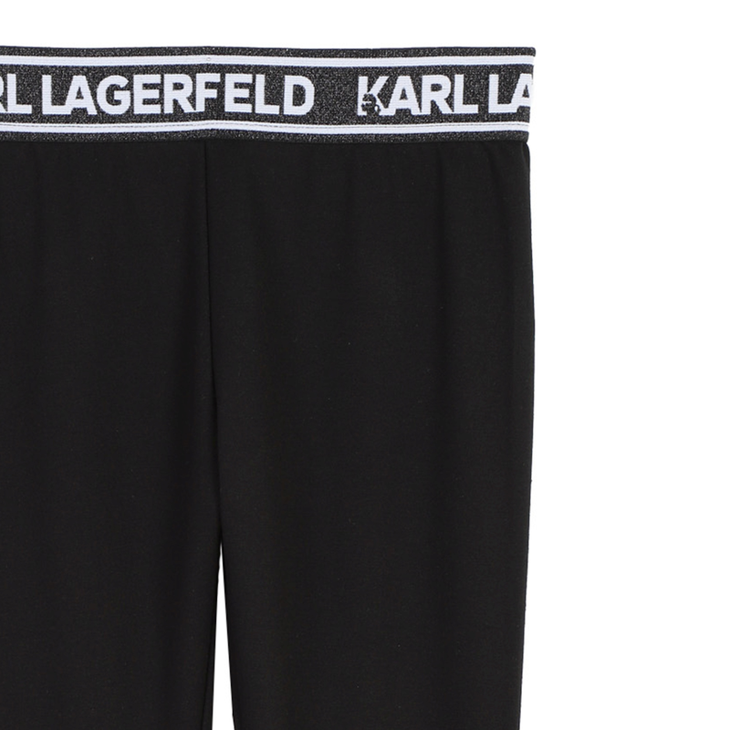 Metallic-waist leggings KARL LAGERFELD KIDS 
                        GIRL
