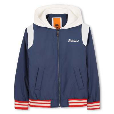 FLEECE HOODED JACKET TIMBERLAND BOY